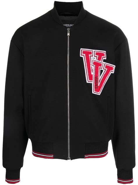 varsity versace|farfetch versace bomber.